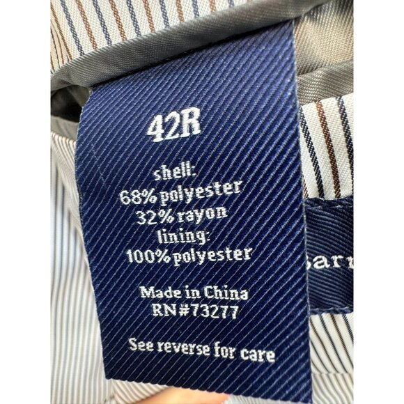 Mens Croft & Barrow Blazer Size 42R Gray Classic - Picture 4 of 11